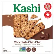 Kashi Seven Grain Chocolate Chip Chia Snack Bars 10 Crunchy Bars Box