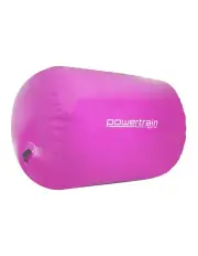 [PowerTrain] Inflatable Air Exercise Roller Gymnastics Gym Barrel 120 x 75cm Pink