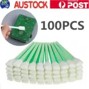 100PCS Solvent Foam Tipped Cleaning Swabs Cleaning Stick For Printer/Disk/Lens