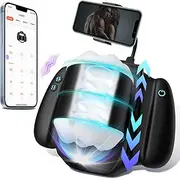 Adult Sex Toys Male Masturbator - APP Control Sex Toys for Men Penis Pump with 3 Thrusting & 9 Vibrating, Hands Free Pocket Pussy Male Sex Toys Male Stroker Masturbator with Phone Stand & Handle, Sex Machine Blowjob Male Vibrator