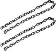 Luxshiny 2pcs Fake Plastic Chain Props Halloween Costume Decor Lightweight Chain Link Decorations