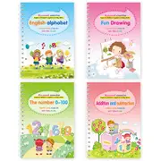 4Pcs Kids Practice Copybooks English Handwriting Practice Workbooks