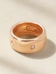 [Pomellato] Pomellato - Iconica Medium/large 18-karat Rose Gold Diamond Ring - 52 52 Gold