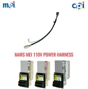 MEI MARS AE 2681 110 VOLT PULSE BILL VALIDATOR/BILL ACCEPTOR POWER HARNESS