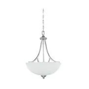 Sunset Pendant Preston 3-Lights Satin Nickel 100W - F16086-80