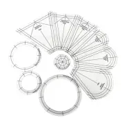 10pcs Regular Plate Template Sewing Patchwork Ruler Tailor Tools