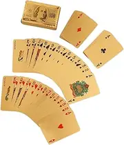 Abaodam 1set Shiny Poker Cards Fun Entertainment Prop for Home Bar Office and Family Games Creative Design Theme