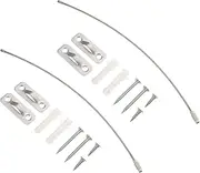 UPKOCH 2 Sets Proofing Furniture Straps Heavy Duty Safety Anchors for Versatile Furniture Fixing for Bookshelves Dressers Cabinets and Tv Units