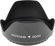 Lens Hood Tulip Flower (49mm) Compatible for Canon M50 M100 M6 w/EF-M 15-45mm is STM/Compatible for Sony SEL 18-55mm E 55-210mm Lens