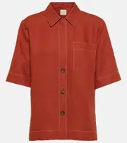 [Tod's] Tod's Linen shirt AU 6 red