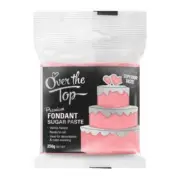 250g Over the Top Rose Pink Premium Fondant Sugar Paste