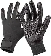 Cat Grooming Gloves,Rubber And Mesh Dog Grooming Gloves | Efficient Pet Accessories, Cat Bathing Supplies For Daily Use, Tail And Face