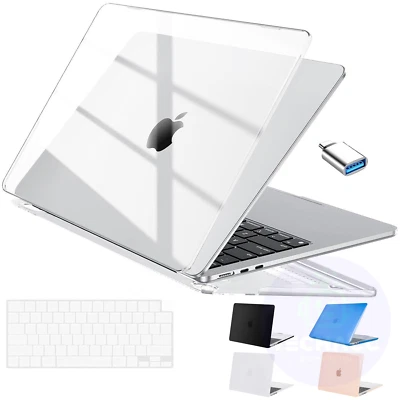 For Macbook Air M4 M3 M2 A2681 A3113 13" 2025 Clear Hard Case Keyboard Cover