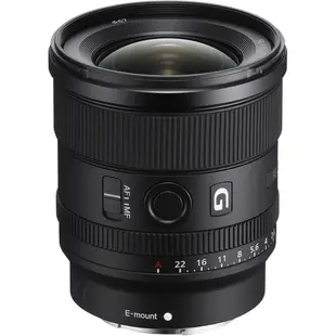 【SONY 索尼】SEL20F18G FE 20mm F1.8 G 大光圈超廣角定焦鏡頭 (公司貨)