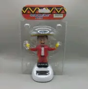Red Jacket Solar Mariachi Band With Grey Sombrero Playing Maracas Vintage Toy