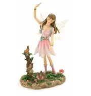 NEW Munro Faerie Glen Dreamchoro Woodland Fairy & Bird Friends Figurine Statue