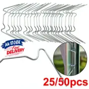 25/50x Glazing Glazing Glass Clamp Glass Greenhouse Spring Wire Repair Clips