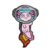 Astronaut Axolotl Golf Ball Marker with Magnetic Hat Clip, Funny Golf Gift