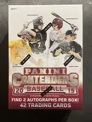 2015 Contenders Baseball Unopened Sealed Blaster Box - 2 Autos