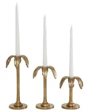 Peyton Lane Set of 3 Glam Candle Holders