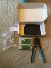 Ubigear Network Tool Kit Tester, RJ11/RJ12/RJ22/RJ45 Crimper,100 RJ45 Connectors