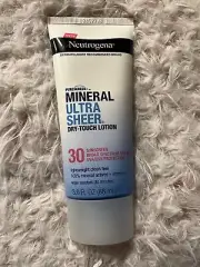 NEUTROGENA MINERAL ULTRA SHEER LOTION SPF 30 SUNSCREEN 3 oz. 9/24