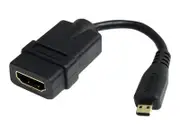 Micro HDMI to HDMI Adapter Dongle, 4K High Speed Micro HDMI to HDMI Converter