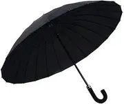 Durable Super Windproof and Waterproof Umbrella 24 Umbrella Ribs Golf Umbrellas for Adult Men Women Manual Umbrella Super-Strength