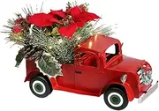 HOOTNEE Iron Car Model Ornament Truck Decoration for Home Office Micro Landscape
