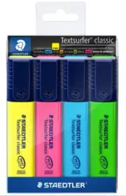 Staedtler Textsurfer Classic Highlighters 4 Pack