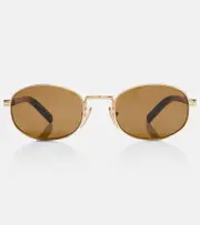 [Prada] Prada Oval sunglasses One Size gold