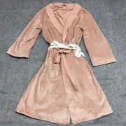 Pottery Barn Bath Robe Girls XL Pink Luxurious Ultra Soft Cloud Chamois Hooded