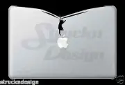 Cat holding on Top Kitten Decal Sticker Custom Fit to Any Laptop