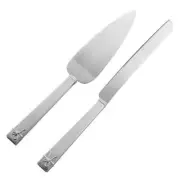 Vera Wang Wedgwood Love Knots Silver Plated cake & Trowel Server Set NIP