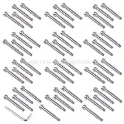 3/16" T316 Stainless Steel Cable Railing Screw Fastener Hardware Kit w/Allen Key