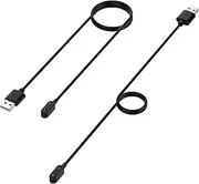Magentic Charger Cable Intended for Keep B4 Smatrwatch Replacement USB Charging Cord Accessories Intended for Keep B4 (Black&Black)
