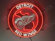 Detroit Red Wings Ice Hockey 24" Vivid LED Neon Sign Lamp With Dimmer VL
