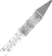 Kisangel Elegant Garden Rain Gauge Stainless Steel Mounting Bracket Outdoor Rain Gauge Instrument