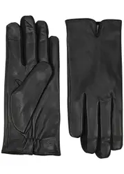 Handsome Stockholm Essentials Leather Gloves - Black XL