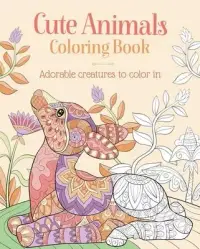 在飛比找博客來優惠-Cute Animals Coloring Book: Ad