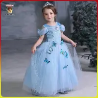 在飛比找Yahoo!奇摩拍賣優惠-【熱賣下殺價】 禮服熱賣兒童艾莎艾莎公主裙 冰雪奇緣衣服 服