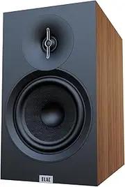 ELAC Debut 3.0 DB63-WN Bookshelf Speakers, Walnut (Pair) - 1” Aluminum Dome Tweeter & 6.5” Aramid Fiber Woofer - 2-Way Bass Reflex - 42Hz to 38KHz Response