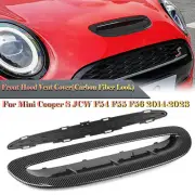 For Mini Cooper S F54 F55 F56 F57 2014-24 Front Air Hood Bonnet Scoop Vent Trim