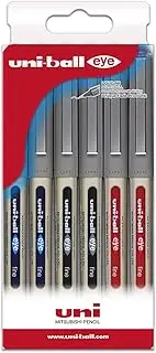 Uni-Ball Rollers UB-157 Rollerball Pen - Primary Colours (Pack of 6)