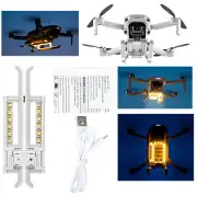 For DJI Mavic Mini/Mini 2 Drone Extension Heightened Landing Gear W/ Light Bar