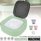 Portable Foldable Mini Washing Machine Bucket Dryer Tub for Socks Underwear AUS.