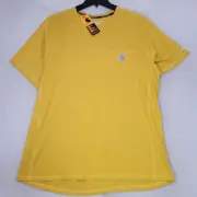 CARHARTT FAST DRY T Shirt Mens 2XL XXL YELLOW FORCE Relaxed Fit OUTDOORS NWT