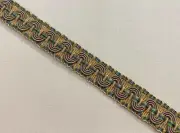 ROBERT ALLEN CANDY "MELA" FRENCH PASSEMENTERIE SCROLL GIMP BRAID TRIM