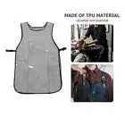 Waterproof Hairstylist Apron Transparent Gardening Apron Haircut Apron