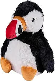 Warmies Puffin Plush Large Size, Fully Microwavable and Weighted Cuddly Toy for Anxiety, Chill in The Freezer or Heat in Microwave, Soft Toy Heat Pad